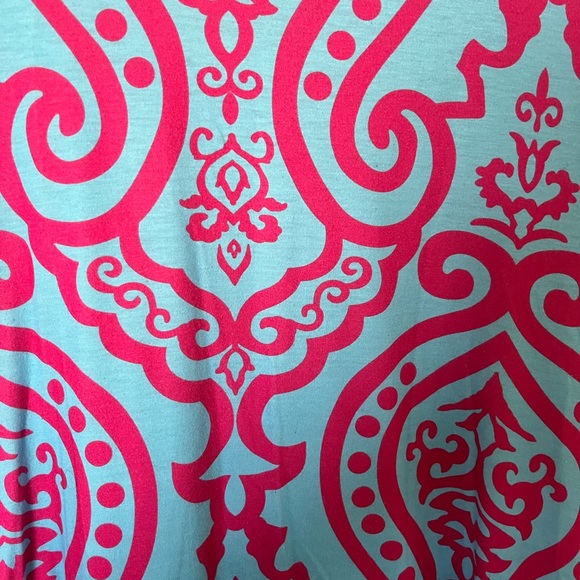 Tanst Pink and Blue Dress - Picture 2 of 3